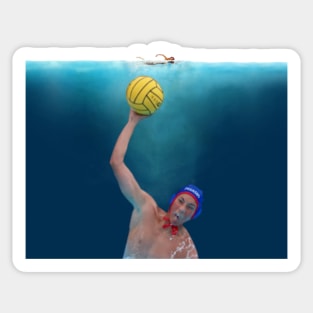 Jerry Swimmer Sticker